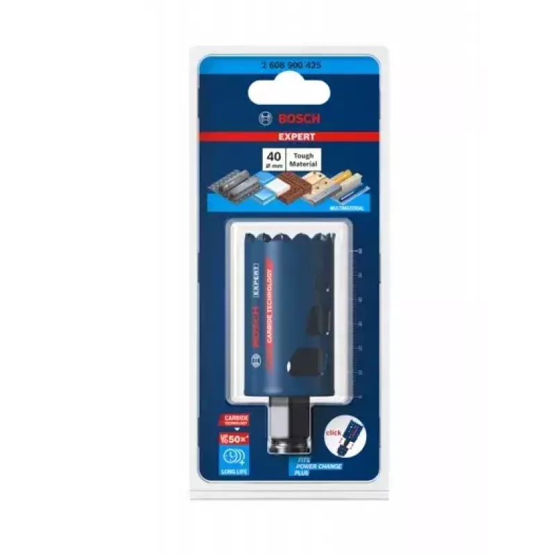 Sega a tazza Bosch 2 608 900 425 4 cm per laterizio, plastica, legno