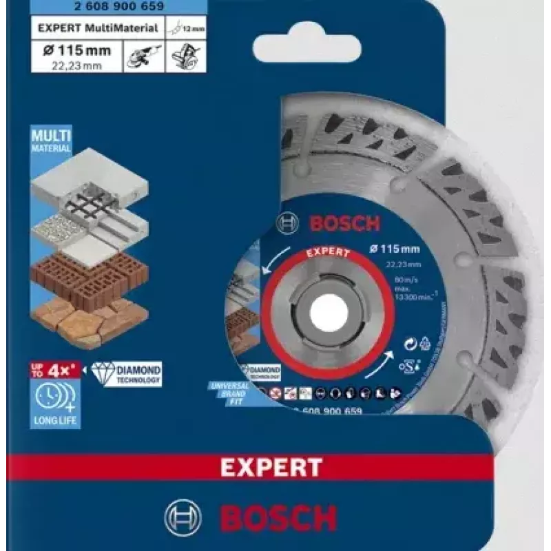 Lama per sega circolare Bosch 2 608 900 659 11,5 cm per laterizio, calcestruzzo