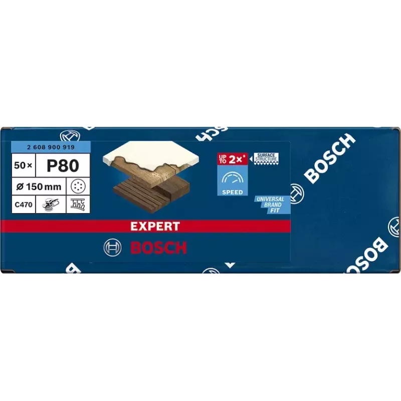 Dischi abrasivi Bosch Expert C470 50 pezzi 2608900919