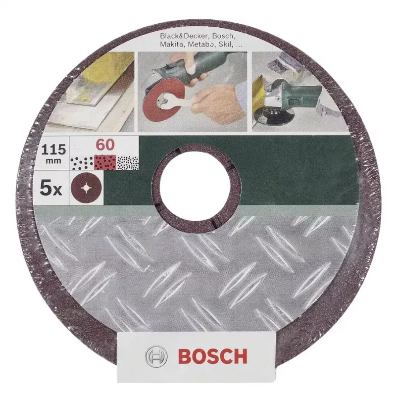Disco abrasivo Bosch 2609256252 diametro foro 2,2 cm confezione da 5