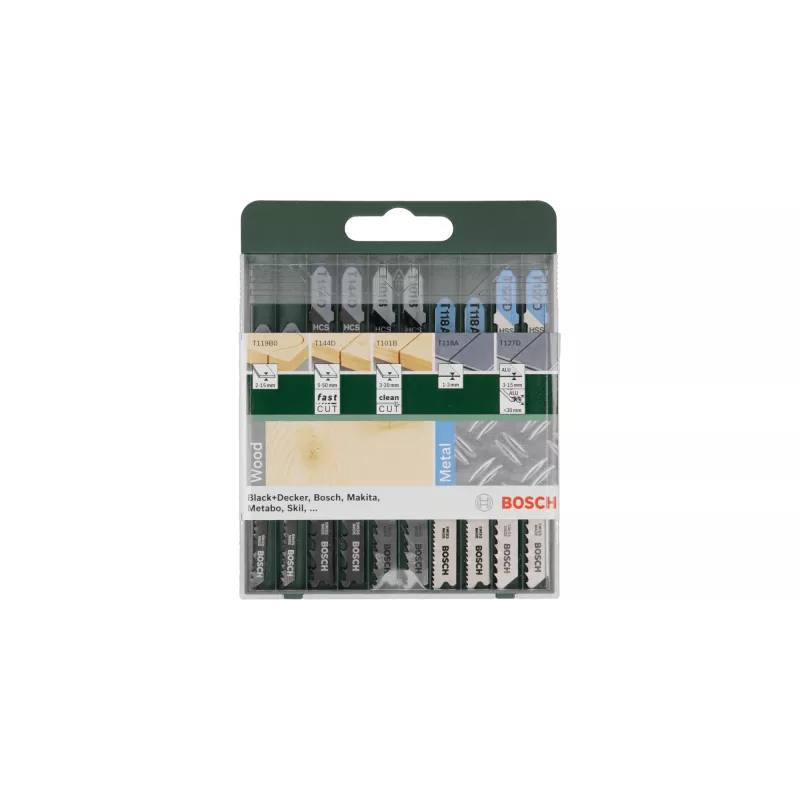 Bosch 2 609 256 746 set lame per seghetto alternativo/da traforo/seghetto