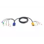 ATEN 2L-5302P Cavo KVM PS/2 con audio, 1,8 m