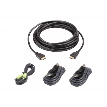 ATEN 2L-7D03UHX4 Kit cavi KVM Secure USB HDMI, 3 m