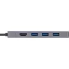 Hub multiplo USB 3.2 USB-C InLine (3x USB-A + USB-C) - lettore di schede - HDMI - OTG