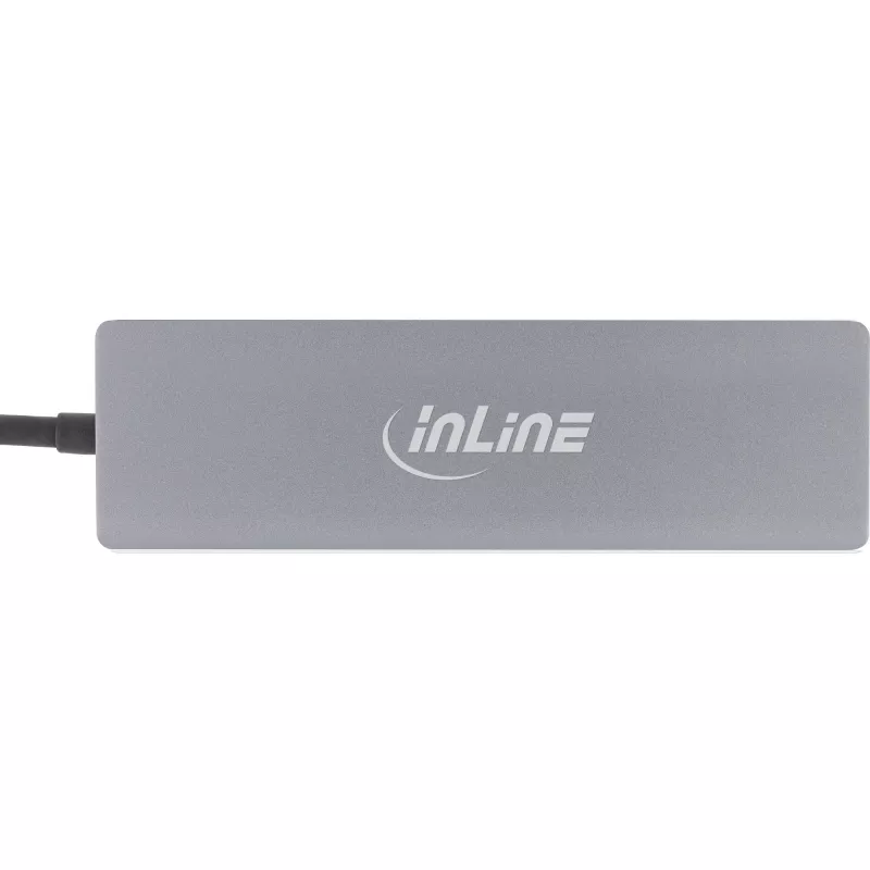 Hub multiplo USB 3.2 USB-C InLine (3x USB-A + USB-C) - lettore di schede - HDMI - OTG