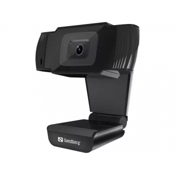 Webcam USB Sandberg 480P Saver, 0,3 MP, 640 x 480 pixel, 30 fps, 640x480@30fps, 480p, Auto