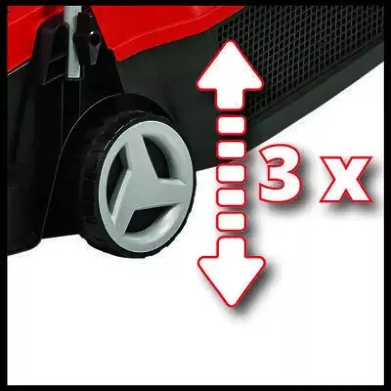 Tosaerba con trazione Einhell GE-CM 18/32 Li-Solo batteria ricaricabile nero rosso