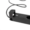 Prolunga elettrica Bachmann PRIMO 2 2 m 6 prese AC per interno nero