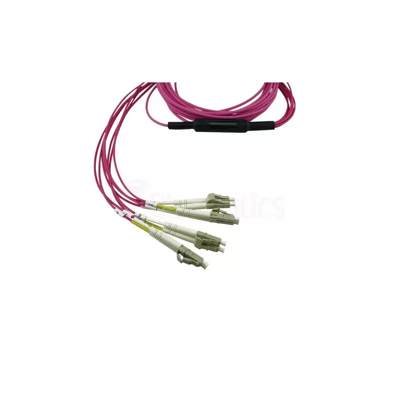 BlueOptics 3HE13896AA-7.5-BO Cavo patch breakout da MPO a 4x LC Duplex, OM4 50/125 µm, LC/UPC, 7,5 m