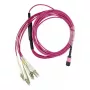 BlueOptics 3HE13896AA-7.5-BO Cavo patch breakout da MPO a 4x LC Duplex, OM4 50/125 µm, LC/UPC, 7,5 m