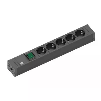 Bachmann 420.0013 2m 5 prese AC per interni nero