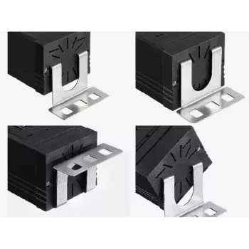 Prolunga elettrica Bachmann 420.0014 2m 7 prese AC per interni nero