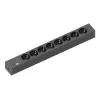 Prolunga elettrica Bachmann CONNECT LINE 2 m 8 prese AC per interni nero