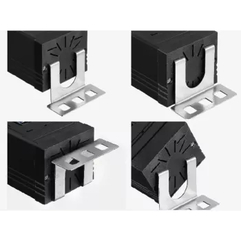 Prolunga elettrica Bachmann CONNECT LINE 2 m 8 prese AC per interni nero