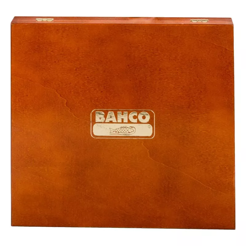 Bahco 424P-S8-EUR Set di scalpelli, 8 pz., 6-36 mm, in cassetta di legno