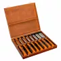 Bahco 424P-S8-EUR Set di scalpelli, 8 pz., 6-36 mm, in cassetta di legno