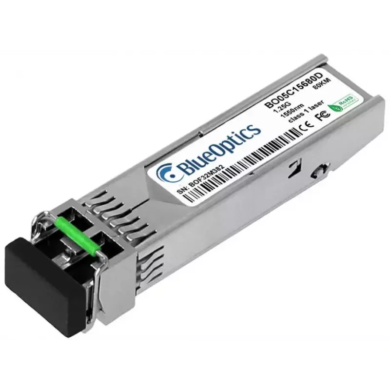 Ricetrasmettitore SFP in fibra ottica BlueOptics 430-4536-BO 80000 m alluminio