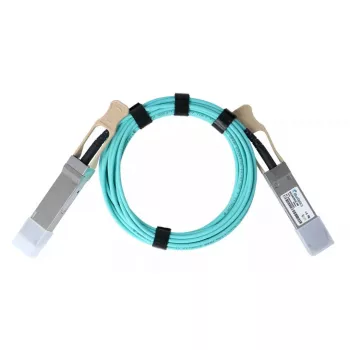 Cavo di rete BlueOptics 470-ABNZ-BO QSFP28 AOC 7 m acquamarina