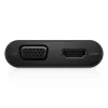 Hub USB-C DELL USB-C - HDMI / VGA / Ethernet / USB 3.0 nero