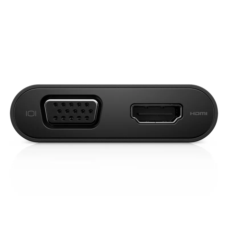 Hub USB-C DELL USB-C - HDMI / VGA / Ethernet / USB 3.0 nero
