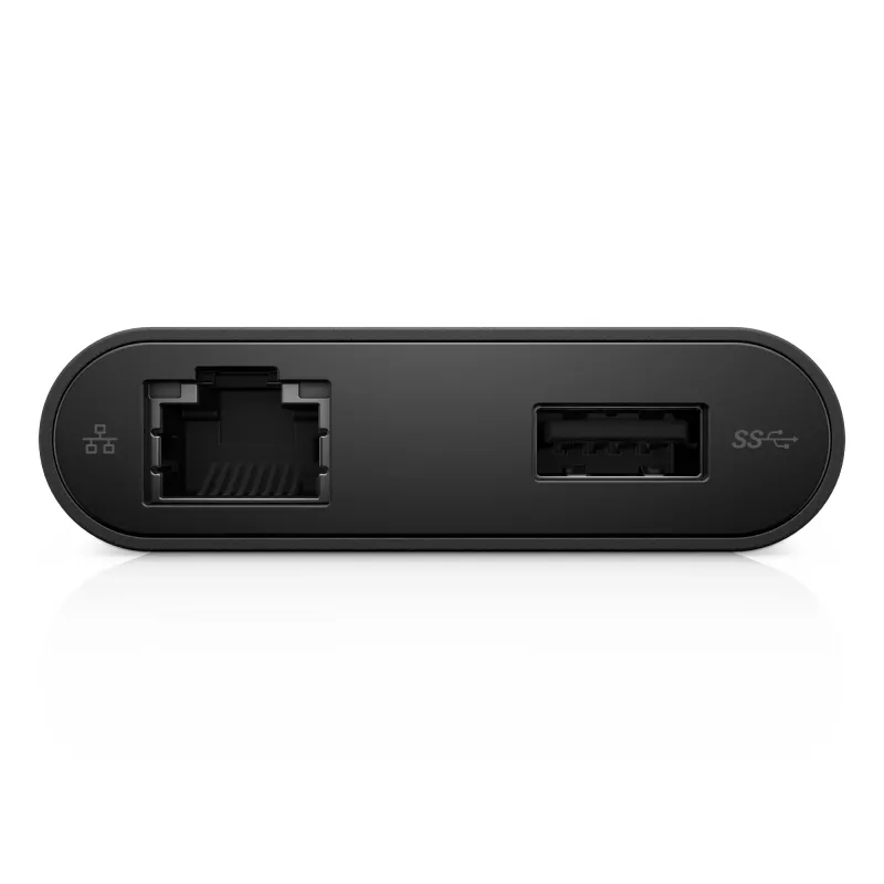 Hub USB-C DELL USB-C - HDMI / VGA / Ethernet / USB 3.0 nero