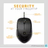 Mouse con lettore di impronte USB HP USB Type-A