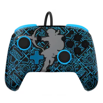PDP Nintendo Switch Sheikah Shoot REMATCH GLOW Controller, gamepad, Nintendo Switch, Nintendo Switch Lite, Nintendo Switch OLED, D-pad, tasto Home, analogico / digitale, con filo, USB