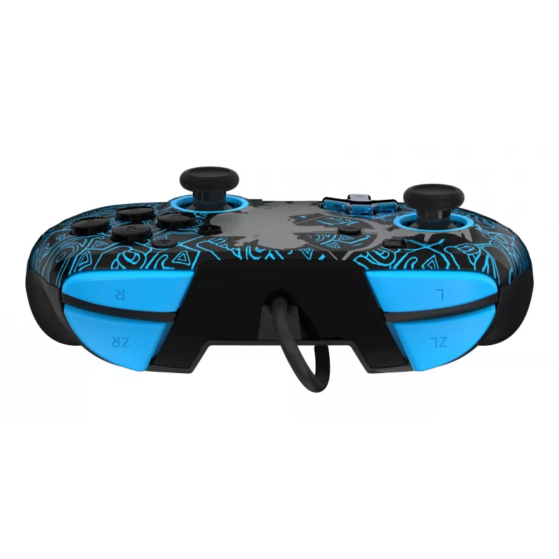 PDP Nintendo Switch Sheikah Shoot REMATCH GLOW Controller, gamepad, Nintendo Switch, Nintendo Switch Lite, Nintendo Switch OLED, D-pad, tasto Home, analogico / digitale, con filo, USB