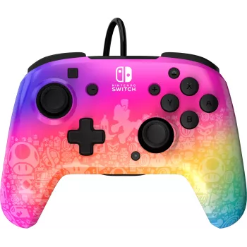 PDP REMATCH Controller con filo: Star Spectrum per Nintendo Switch, Nintendo Switch - modello OLED