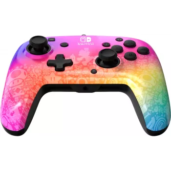 PDP REMATCH Controller con filo: Star Spectrum per Nintendo Switch, Nintendo Switch - modello OLED