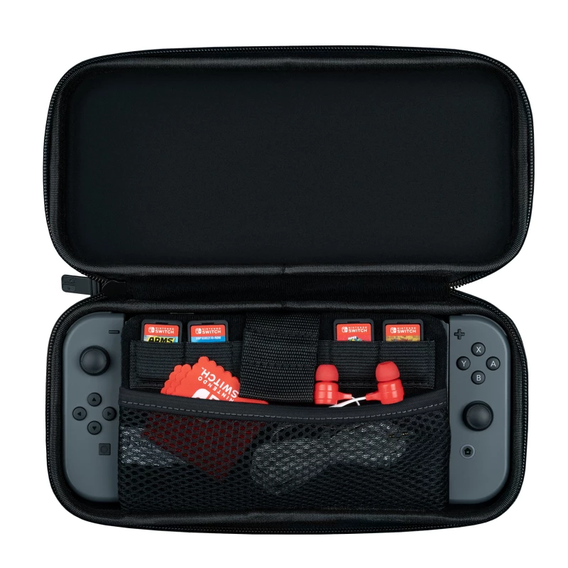 PDP 500-141-EU custodia rigida portatile per console Nintendo grigio