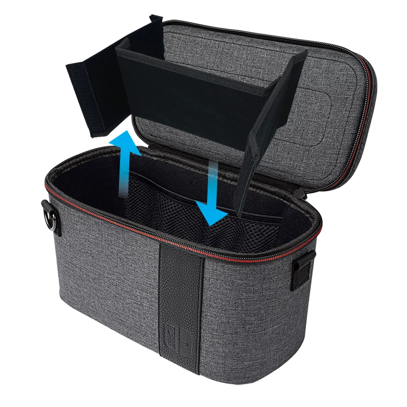 PDP 500-141-EU custodia rigida portatile per console Nintendo grigio