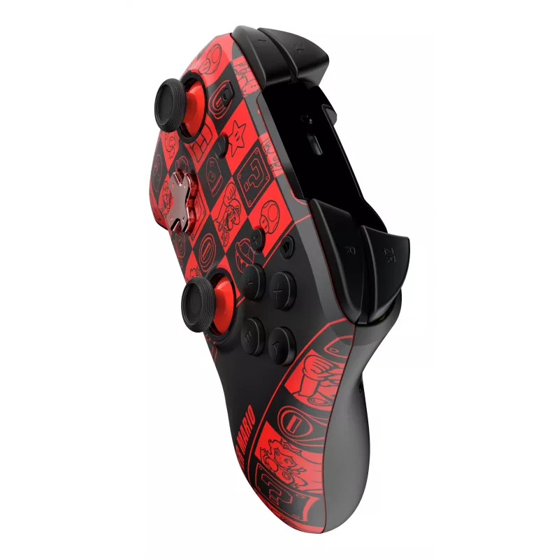 PDP REMATCH GLOW nero, verde, rosso gamepad analogico / digitale Nintendo Switch, Nintendo Switch OLED