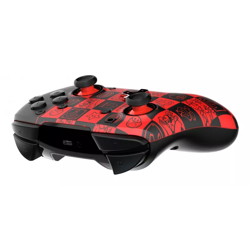 PDP REMATCH GLOW nero, verde, rosso gamepad analogico / digitale Nintendo Switch, Nintendo Switch OLED