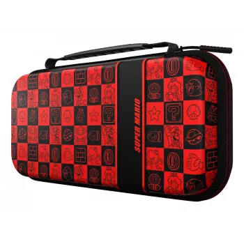 PDP Travel Case Plus GLOW: Super Icon, per Nintendo Switch, Nintendo Switch Lite, Nintendo Switch – modello OLED