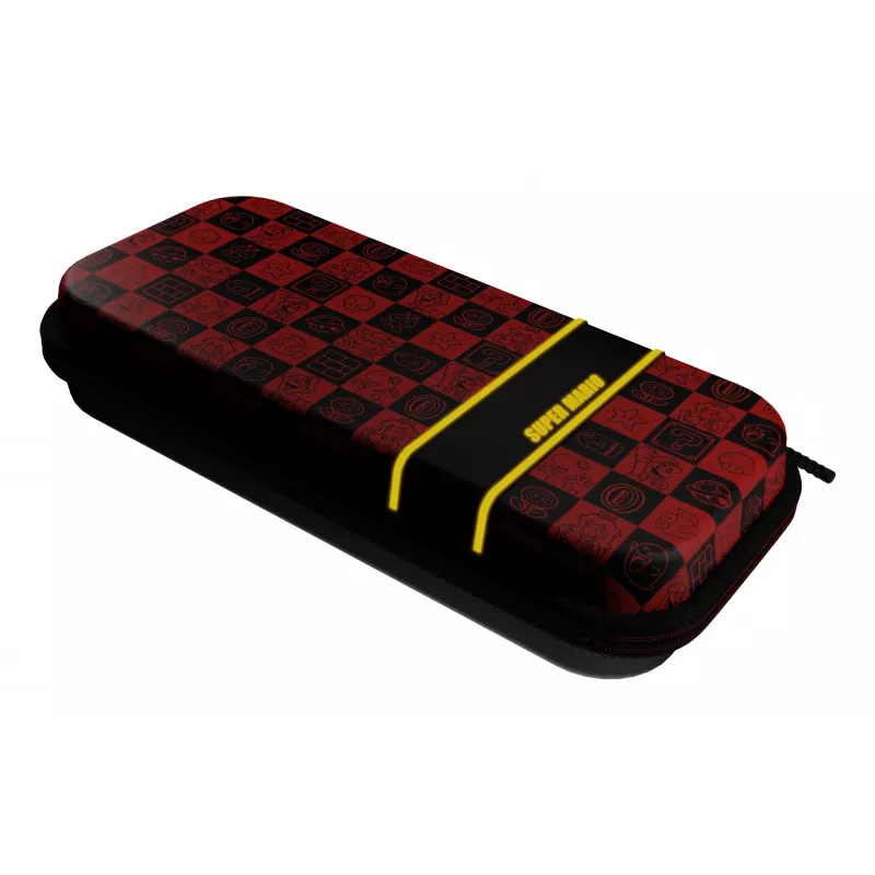 PDP Travel Case Plus GLOW: Super Icon, per Nintendo Switch, Nintendo Switch Lite, Nintendo Switch – modello OLED