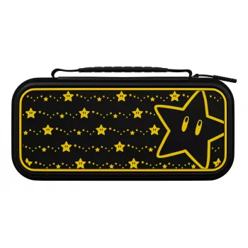 PDP Travel Case Plus GLOW: Super Star, per Nintendo Switch, Nintendo Switch Lite, Nintendo Switch - modello OLED