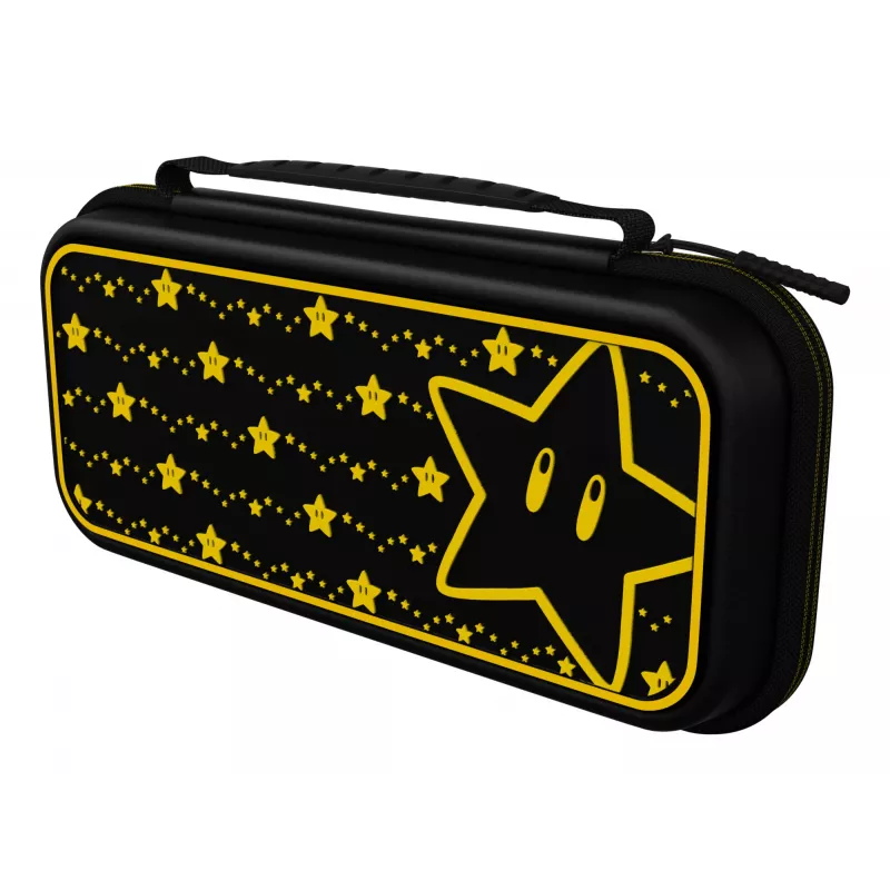 PDP Travel Case Plus GLOW: Super Star, per Nintendo Switch, Nintendo Switch Lite, Nintendo Switch - modello OLED