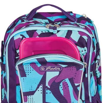 Zaino scuola Herlitz Ultimate CamoPurple
