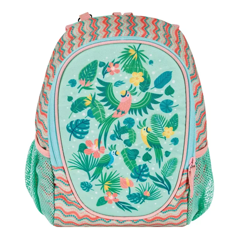 Zaino scuola Herlitz Rookie Sweet Jungle verde pesca poliestere