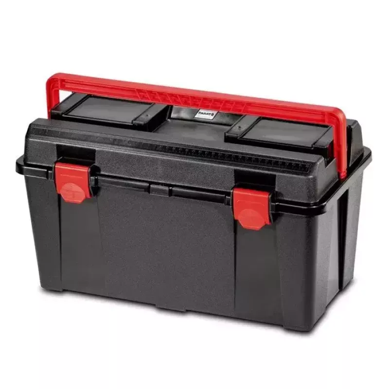 Cassetta per attrezzi Parat 5812000391 polipropilene nero rosso 480x255x260 mm