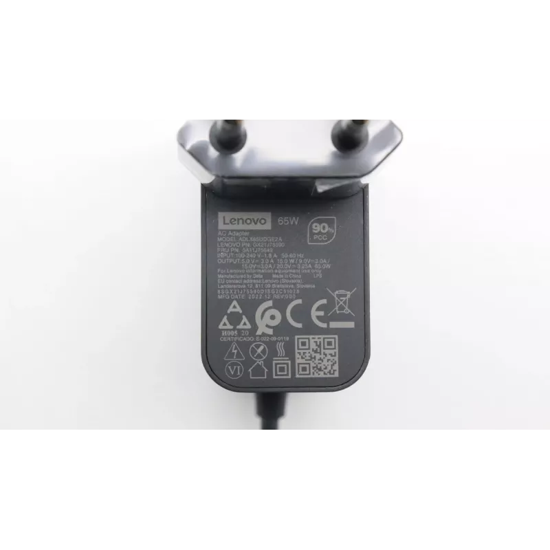 Lenovo 5A11J75649 alimentatore per interni 65 W nero