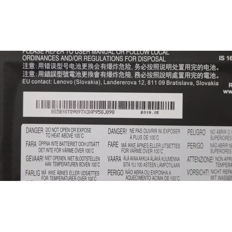 Batteria Lenovo 52,5 Wh Li-Polymer 5B10T09097 per laptop compatibili
