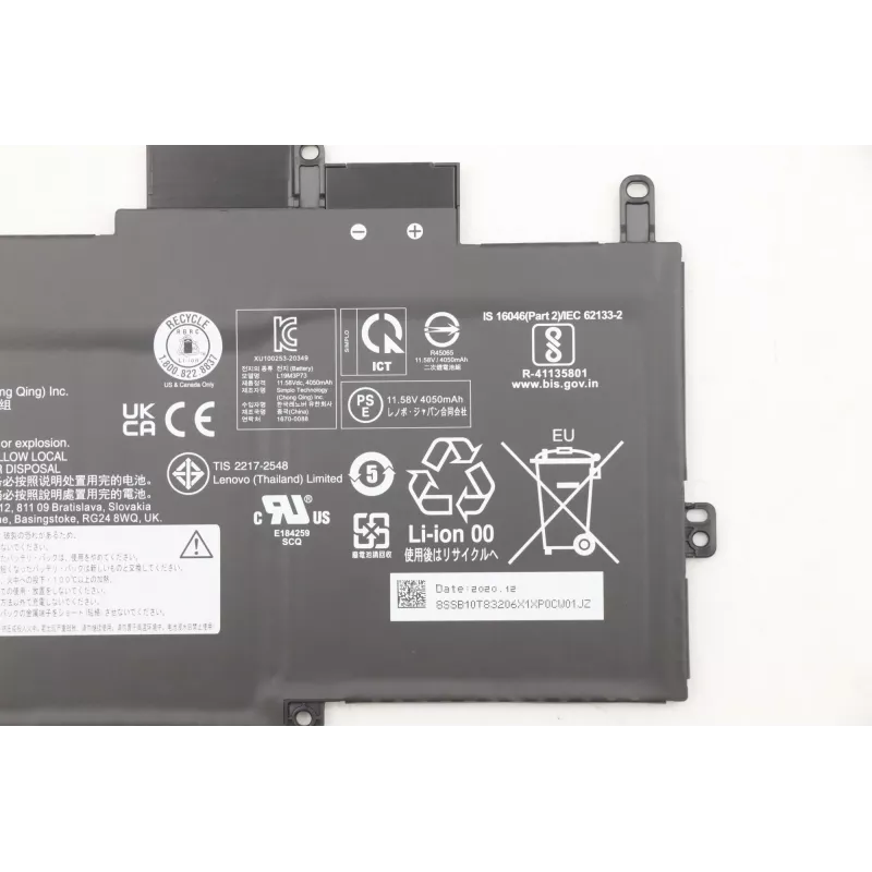 Batteria ricaricabile interna Lenovo 5B10W13963 48,2 Wh ioni di litio per laptop Lenovo compatibili