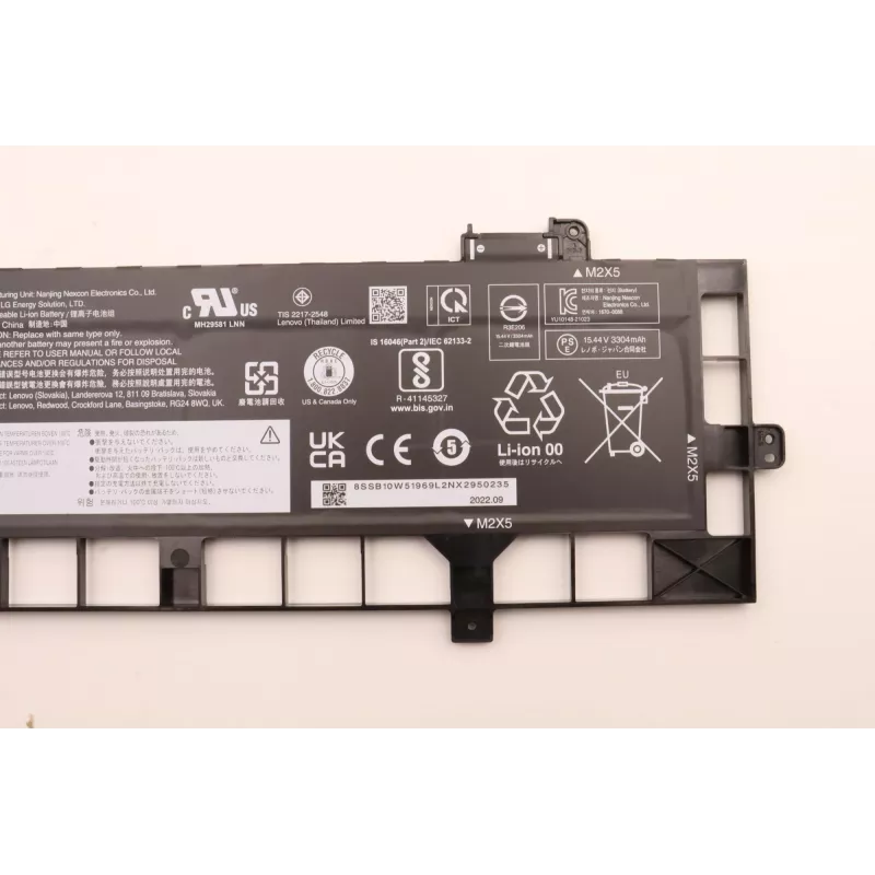 Batteria ricaricabile interna per laptop Lenovo 5B10W51868 4 celle 52,5 Wh per notebook Lenovo compatibili