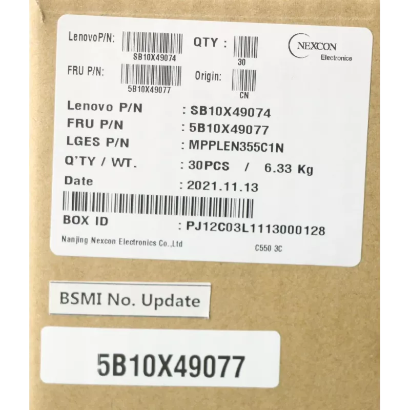 Lenovo 5B10X49077 batteria ricambio per laptop