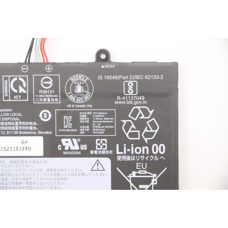 Batteria ricaricabile per notebook Lenovo 45Wh 5B10Z21197, capacità 45 Wh