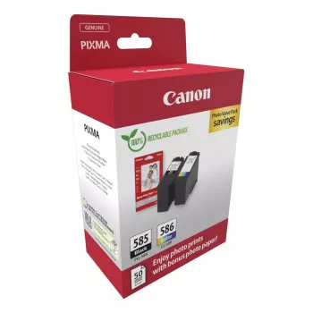 Cartuccia d'inchiostro Canon PG-585/CL-586 PVP 2 pezzi originale nero, ciano, magenta, giallo