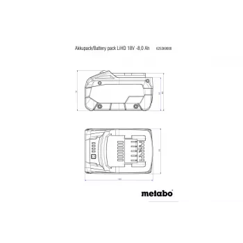 Caricabatterie Metabo 625549000 universale AC