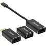 Set convertitore display USB InLine 6-in-1, 4K/60Hz nero